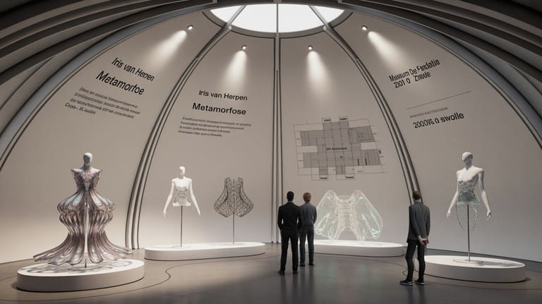 Iris van Herpen exhibition concept render