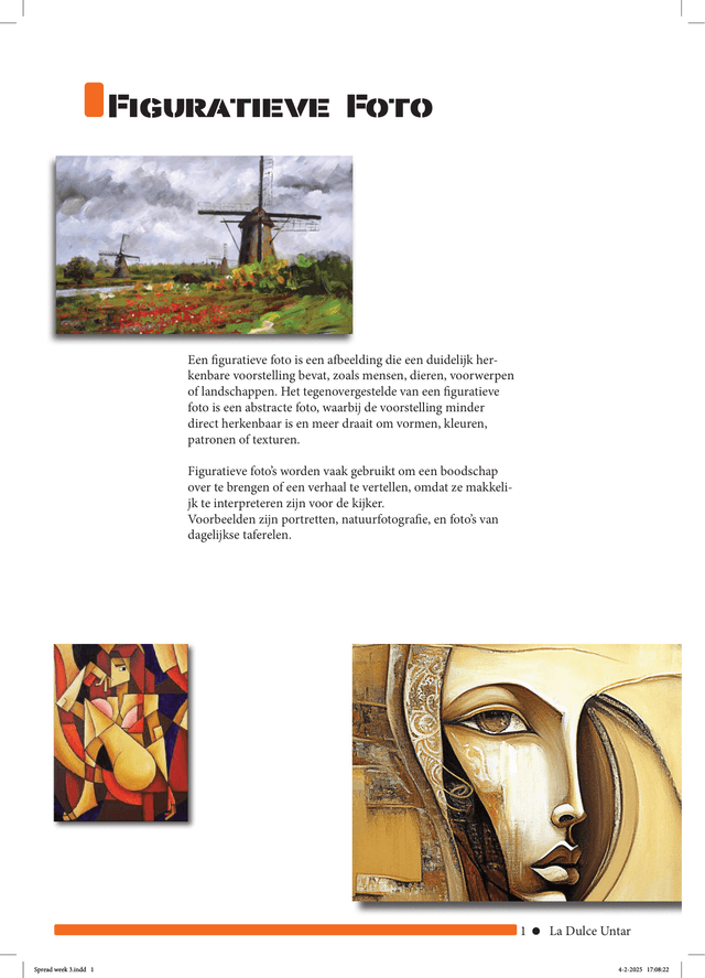 Figurative photo editorial spread cover